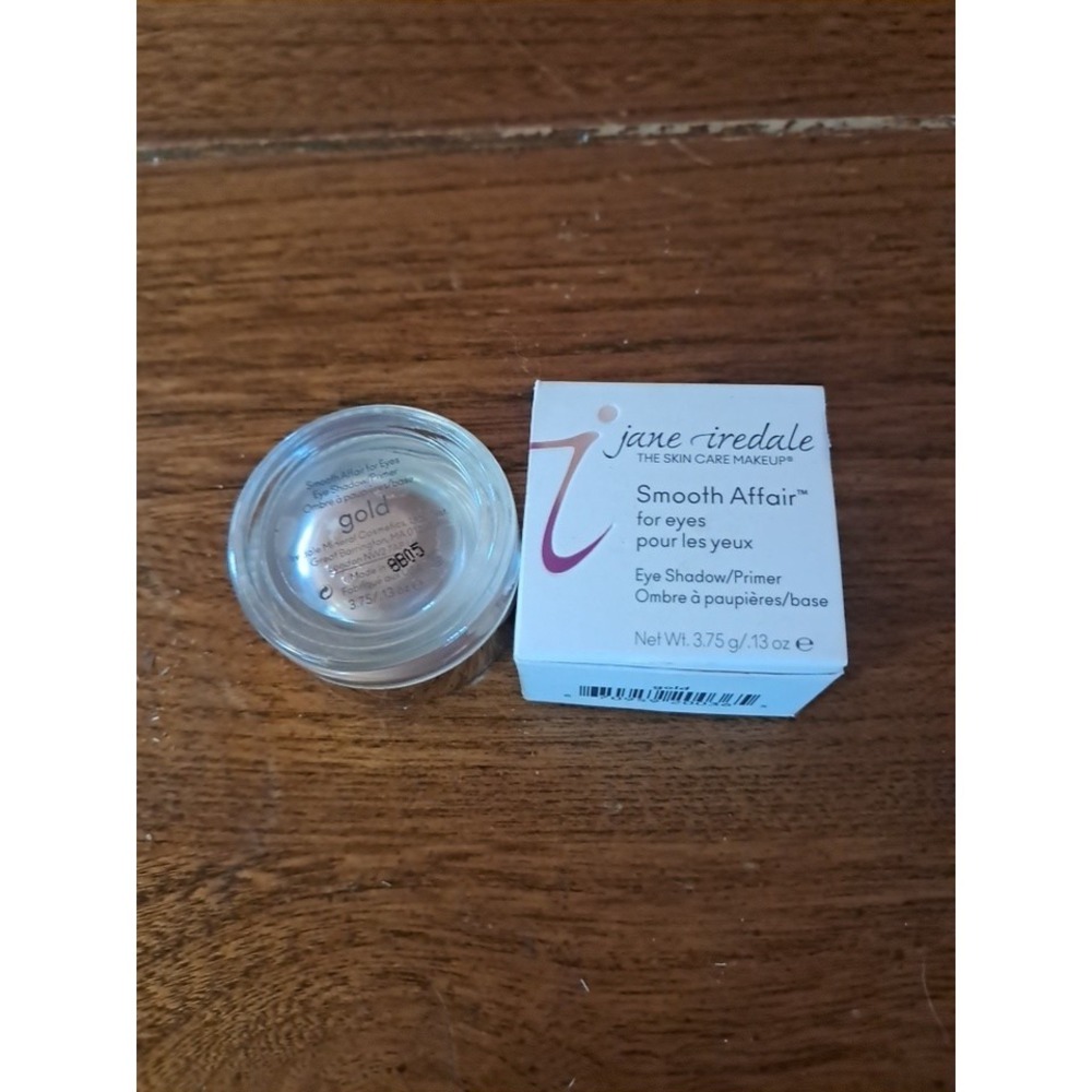 NIB JANE IREDALE Smooth Affair GOLD For Eyes Eye Shadow Primer 3.75g / .13 oz J5